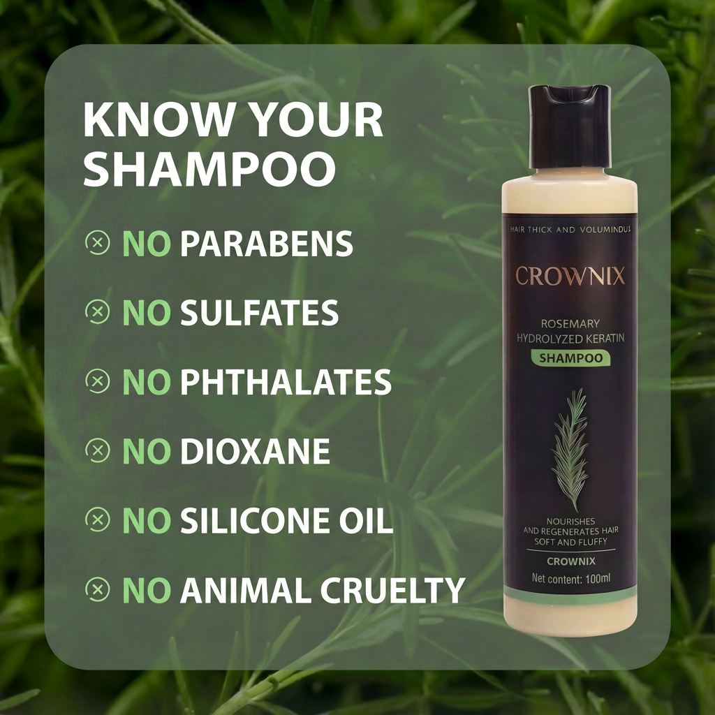 Organic Rosemary Shampoo for Hair Growth
