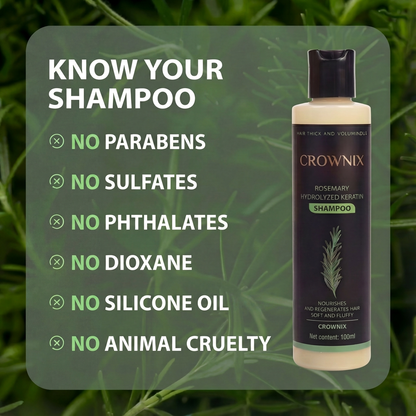 Organic Rosemary Shampoo for Hair Growth