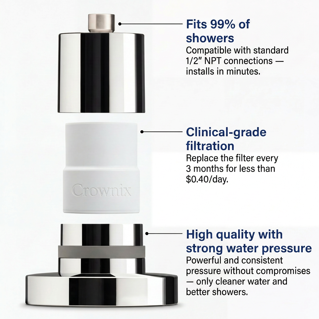 Crownix™ Filtered Showerhead