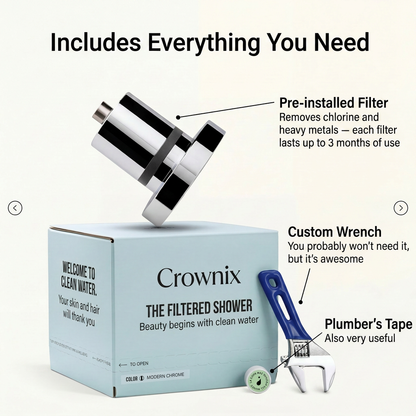 Crownix™ Filtered Showerhead