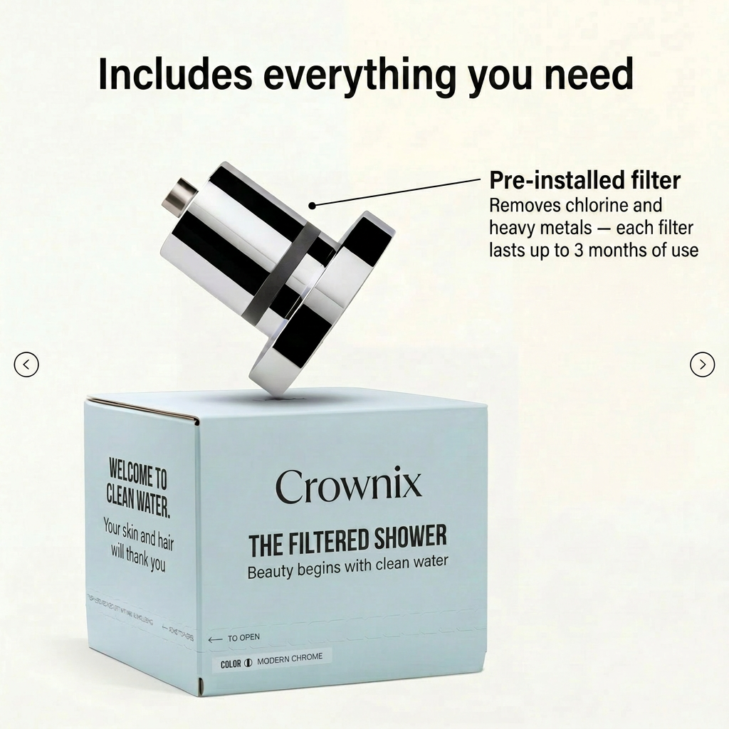 Crownix™ Filtered Showerhead